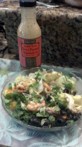 Shrimp Salad with Peanut Dressing