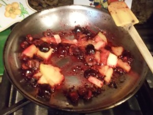 Making Fruit Compote