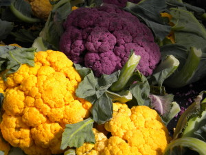 Gold and Purple Cauliflower