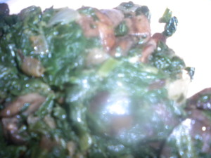 Mushroom/Spinach  Sauté