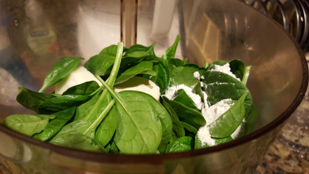 Spinach-Butter-and-Flour-in-Processor